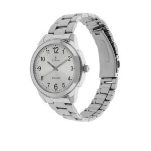 White Dial Silver Metal Strap Watch 1585SM04