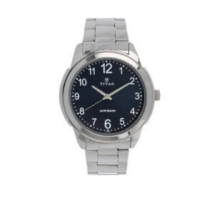 Blue Dial Silver Stainless Steel Strap Watch 1585SM05