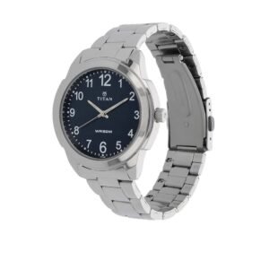 Blue Dial Silver Stainless Steel Strap Watch 1585SM05