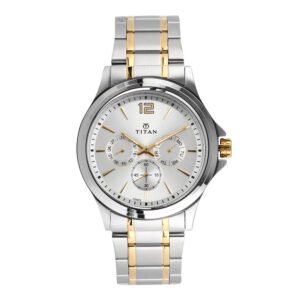 Workwear Watch with Silver Dial & Stainless Steel Strap 1698BM01