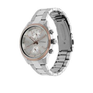 Workwear Watch with Silver Dial & Stainless Steel Strap 1733KM02