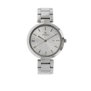 Workwear Watch with Silver Dial & Stainless Steel Strap 2480SM07