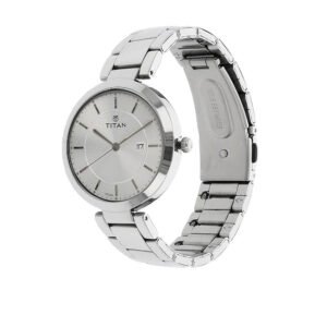 Workwear Watch with Silver Dial & Stainless Steel Strap 2480SM07