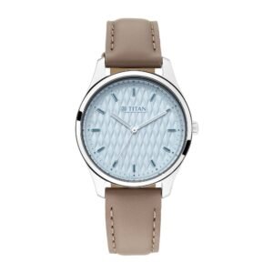 Workwear Watch with Blue Dial & Leather Strap 2639SL05