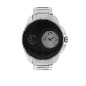 Silver Dial Silver Stainless Steel Strap Watch 3133SM01