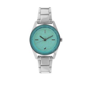 Green Dial Silver Stainless Steel Strap Watch 6144SM02