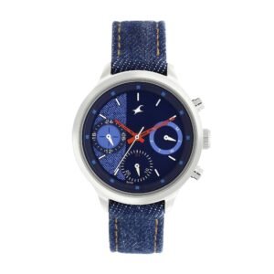 Blue Dial Blue Denim Strap Watch 6179SL02
