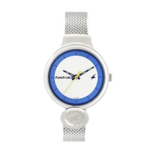 White Dial Silver Stainless Steel Strap Watch 6181SM02
