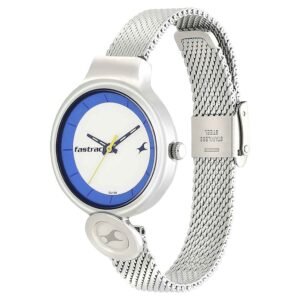 White Dial Silver Stainless Steel Strap Watch 6181SM02