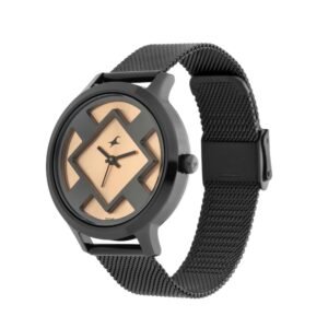 Fastrack – Fit Outs Rosegold Dial and Mesh Metal Strap 6210NM01
