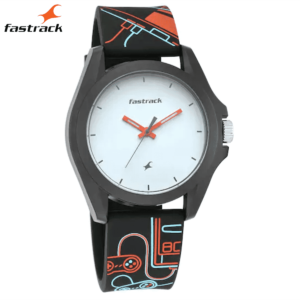 Fastrack – White Dial Analog Unisex Watch 68011PP01