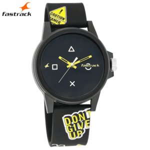 Fastrack Arcade from Fastrack – Black Dial Analog Unisex Watch 68012PP05