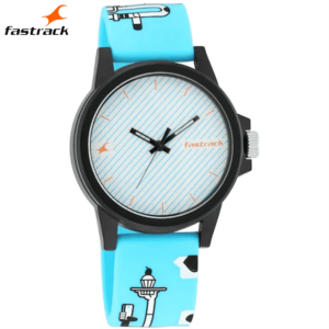 Fastrack Hashtag White Dial Analog Unisex Watches 68012PP08