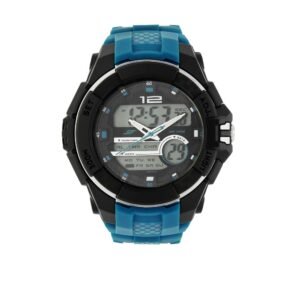 Ocean Series Watch with Blue Plastic Strap 77027PP02