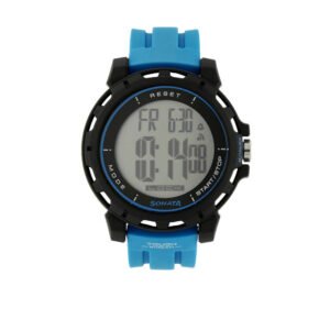 Touch Screen Watch with Blue Silicone Strap 77037PP02