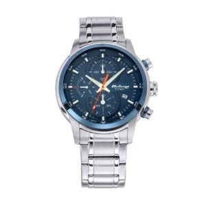 Titan Blue Dial Stainless Steel Watch 90086KM01