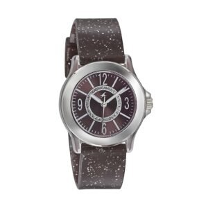 Fastrack Trendies Brown Dial Analog Watch for Women 9827PP18