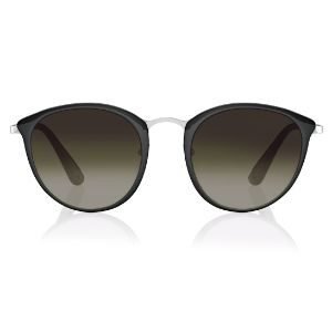 Fastrack Black Oval Sunglasses For Women C084BK1F