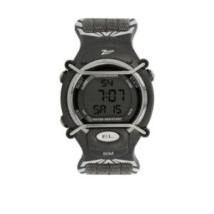 Grey Dial Black Fabric Strap Watch C3001PV04