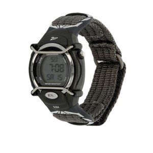 Grey Dial Black Fabric Strap Watch C3001PV04
