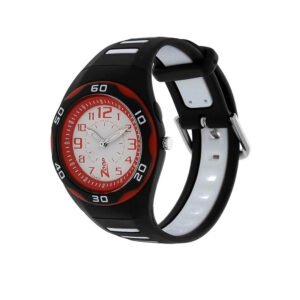 Multicolour Dial Black Plastic Strap Watch C3022PP02