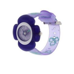 Purple Dial Watch with Plastic Case C4008PP03