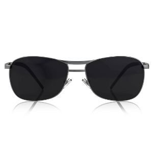 Fastrack Grey Navigator Sunglasses For Men M032BK2