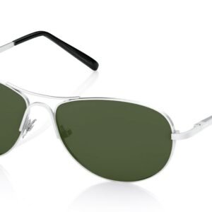 Fastrack Silver Aviator Sunglasses For Men M050GR3