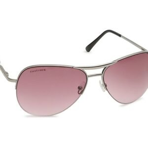Fastrack Silver Aviator Sunglasses For Women M083PR3F