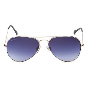 Fastrack Gold Aviator Sunglasses For Men M165BR12