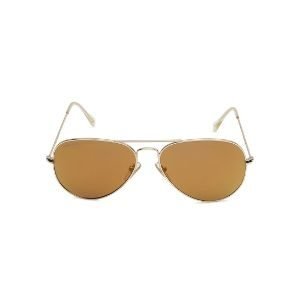 Fastrack Gold Aviator Sunglasses For Men M165YL7