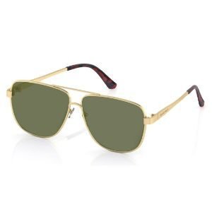 Fastrack Gold Wayfarer  Sunglasses For Men M183GR5P