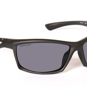Fastrack Grey Wraparound Sunglasses For Men P395BK2P