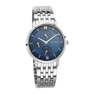 Titan Workwear Watch – Silver Dial with Multifunction feature for Women 2652SM01