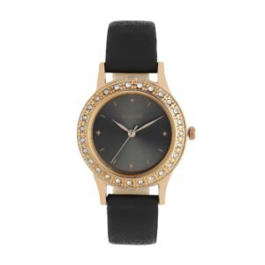 Sonata Anthracite Dial Analog Watch for Women 8123WL01