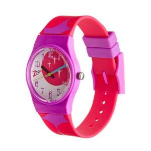 Zoop Multicoloured Dial Analog Watch for Girls C3028PP08