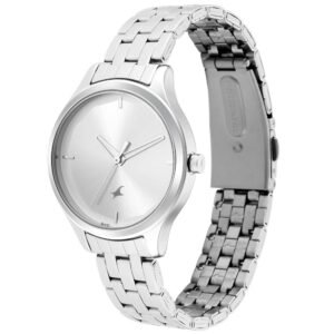 Fastrack STUNNERS  6248SM01 Silver Dial Analog Watch for Women