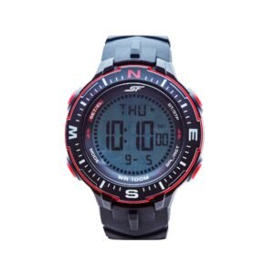 Sonata SF Vertex Digital Black Dial Men’s Watch-77095PP01