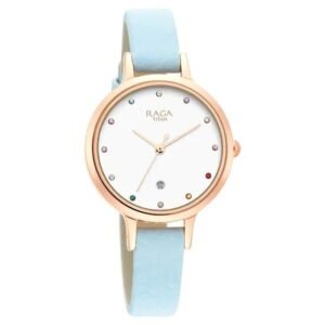 Titan  Watch with White Dial Analog Function for Women 2666WL02