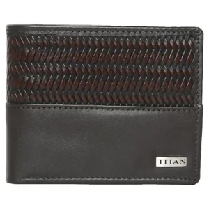 Titan Brown Leather  Bifold Wallet for Men TW214LM1BR