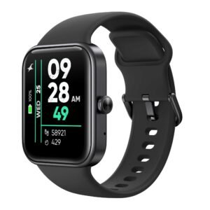 Reflex VOX – Digital Silicone Black Strap Watch with Bulit-in-Alexa & Water Resistant 38072AP01