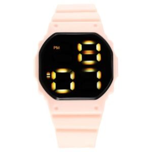 Zoop Digital Watch with Pink Plastic Strap Watch for Kids 16024PP02