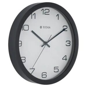 Contemporary White Wall Clock with Silent Sweep Technology – 30 cm x 30 cm (Medium) W0020PA01
