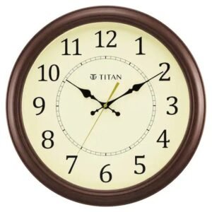 Classic Off White Wall Clock Silent Sweep Technology – 42 cm x 42 cm (Large) W0056PA01
