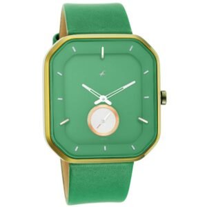 Fastrack Green Dial Analog Watch for Men 3272QL01