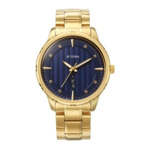 Titan Regalia Opulent Blue Dial Watch for Men 1875YM02