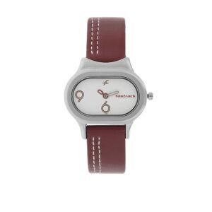 Fastrack White Dial Analog Watch for Women_2394SL01