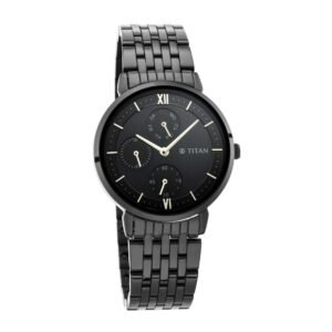 Titan Workwear Watch – Black Dial with Multifunction feature for Women 2652NM01