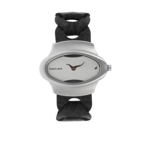 Fastrack Silver Dial Analog Watch for Women 6004SL01
