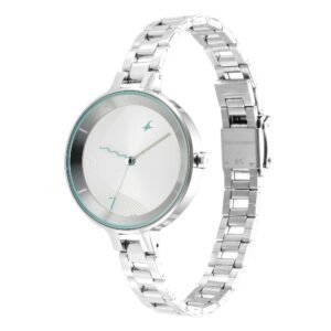 Fastrack Silver Dial Analog Watch for Women 6265SM01